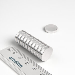 Neodýmový magnet valec 15×3 mm - N38