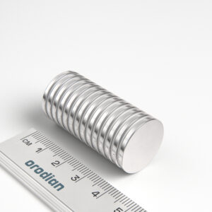 Neodýmový magnet valec 20×2 mm - N38