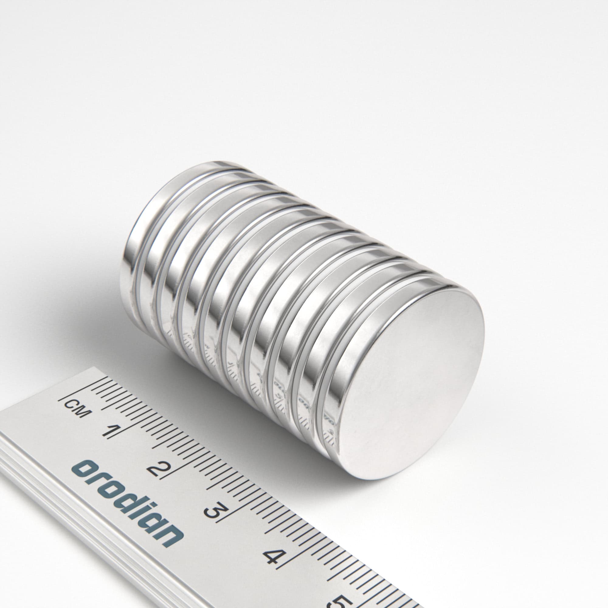 Neodýmový magnet valec 25×3 mm - N38