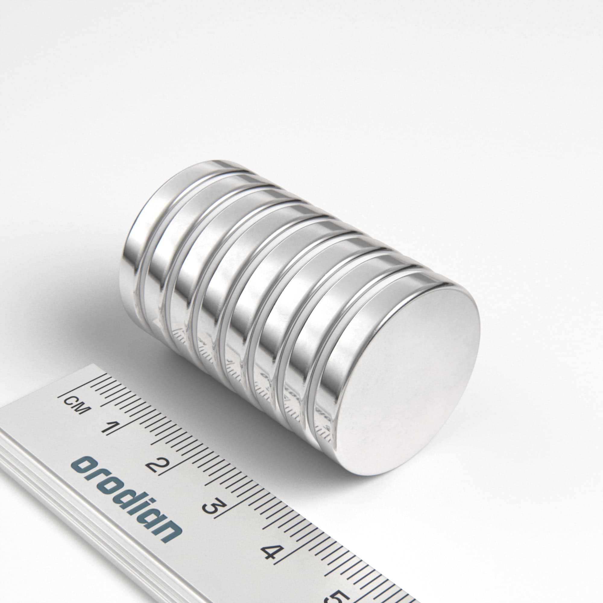 Neodýmový magnet valec 25×4 mm - N38