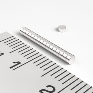 Neodýmový magnet valec 2×1 mm - N52