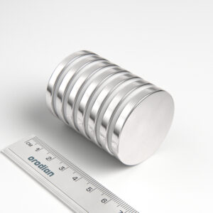 Neodýmový magnet valec 40×5 mm - N38