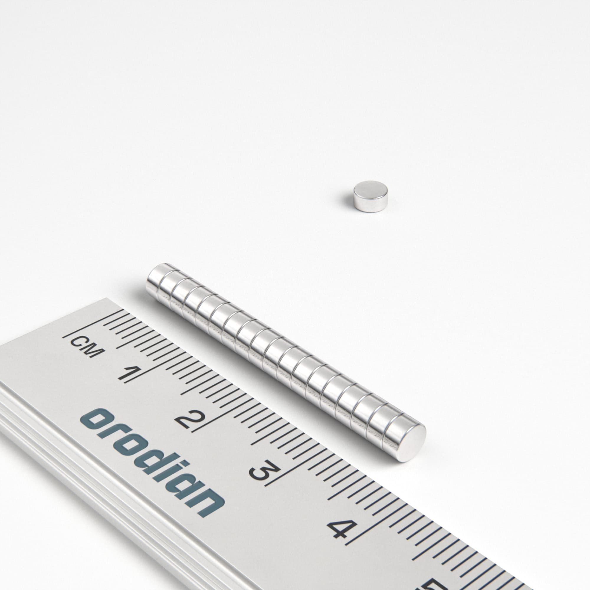 Neodýmový magnet valec 4×2 mm - N52