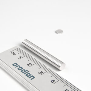Neodýmový magnet valec 5×1 mm - N45