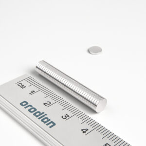 Neodýmový magnet valec 6×1 mm - N38