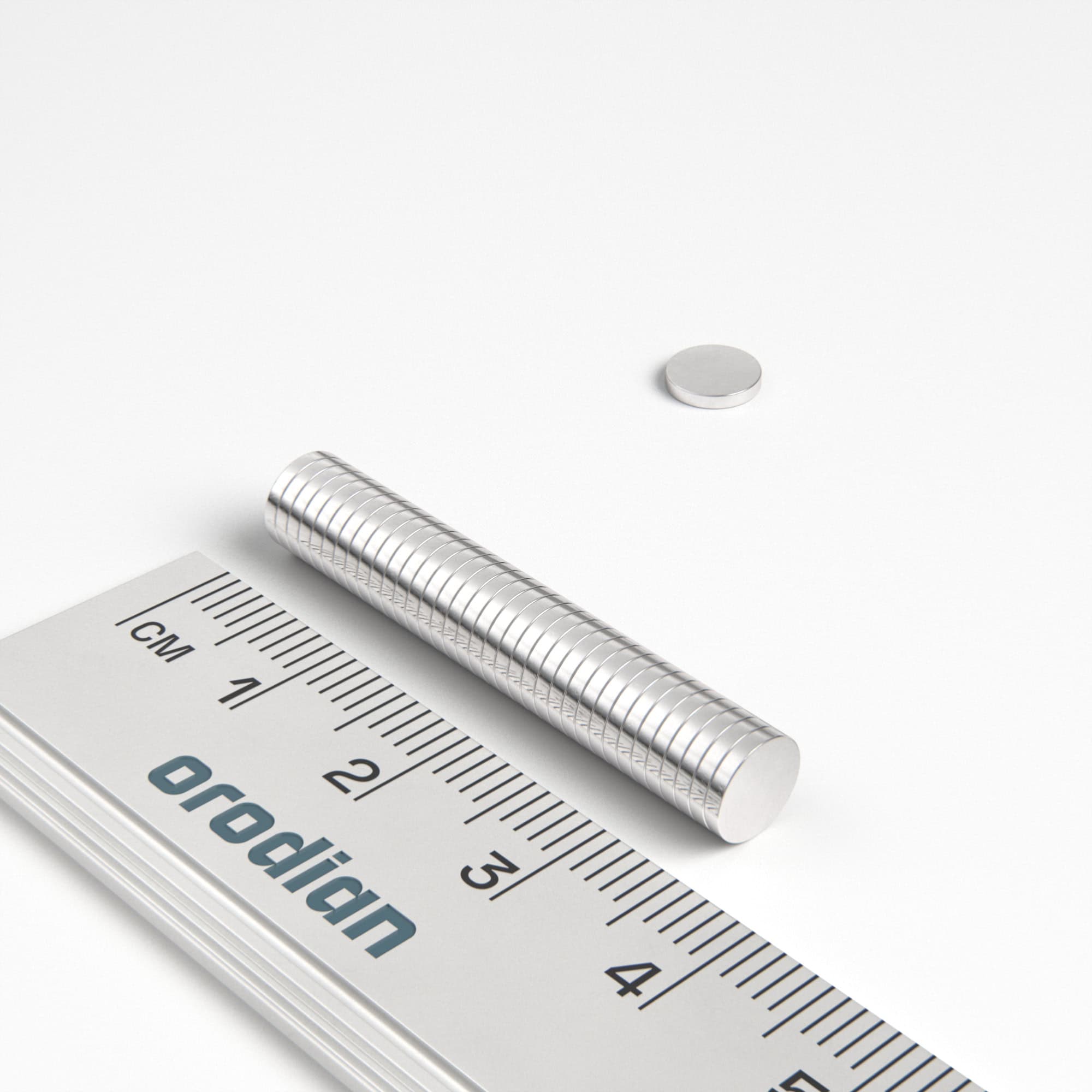 Neodýmový magnet valec 6×1 mm - N38