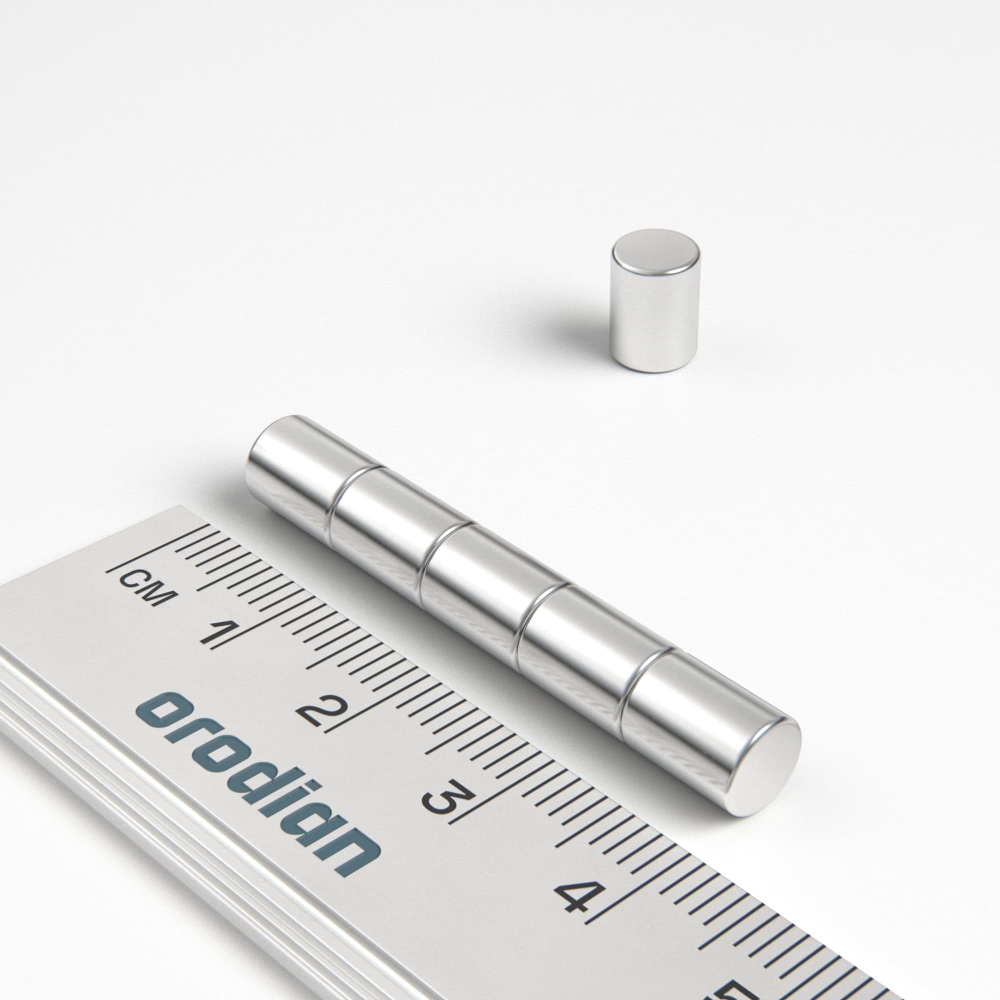 Neodýmový magnet valec 6×8 mm - N38