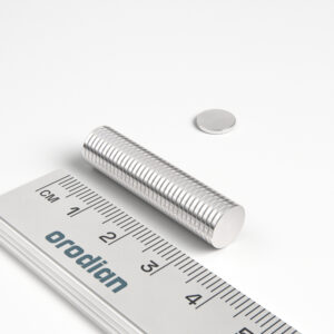 Neodýmový magnet valec 8×1 mm - N38