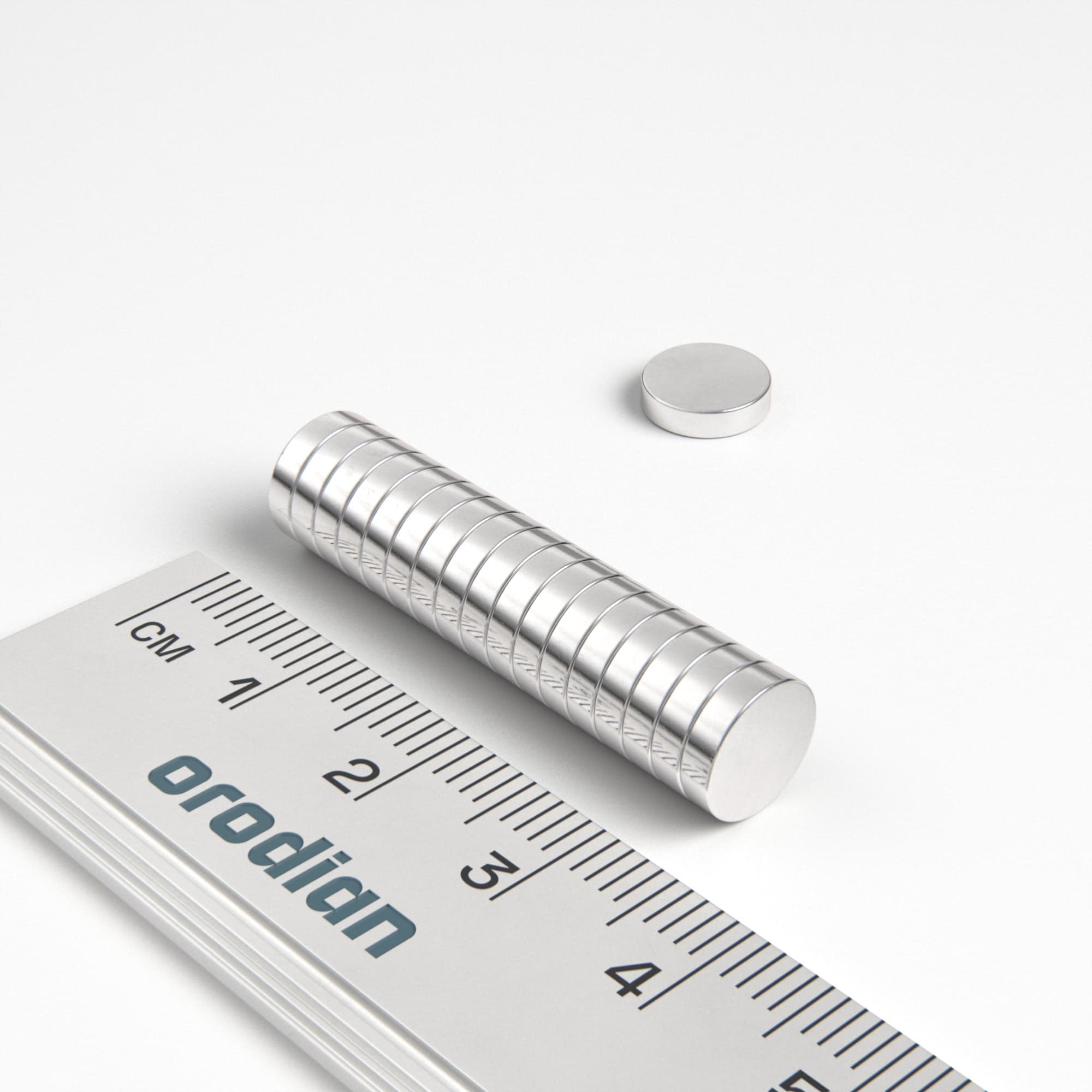 Neodýmový magnet valec 8×2 mm - N38
